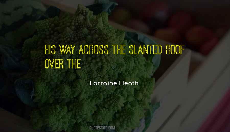 Slanted Roof Quotes #1070622