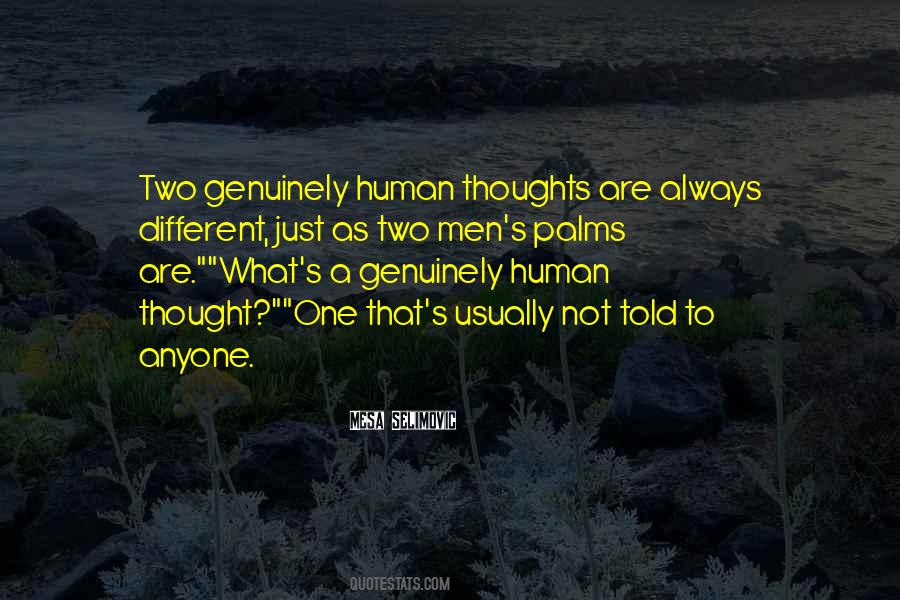 Human Thought Quotes #1063977