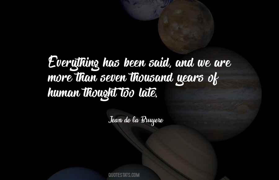 Human Thought Quotes #658234
