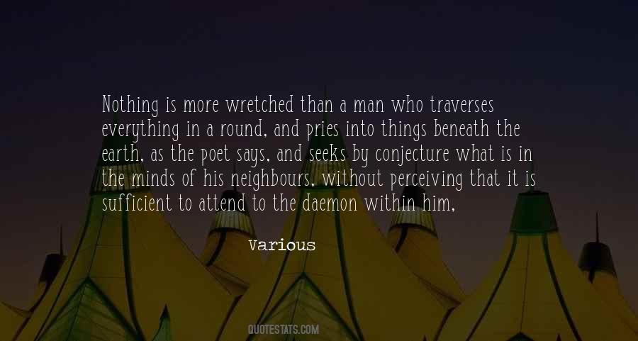 Wretched Man Quotes #503579