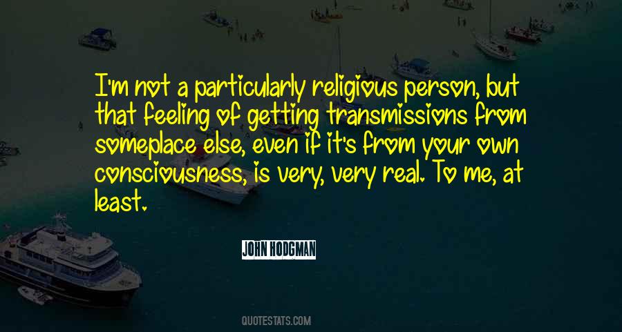 Religious Feeling Quotes #1069949