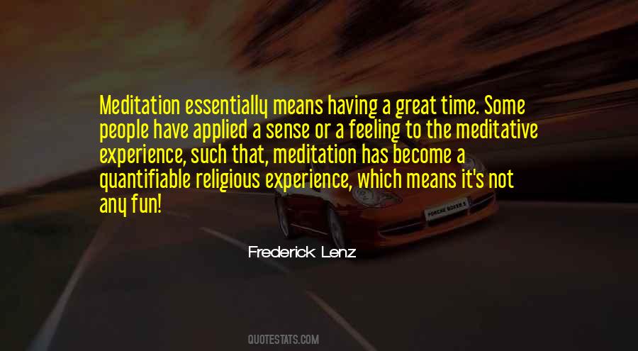 Religious Feeling Quotes #1223265