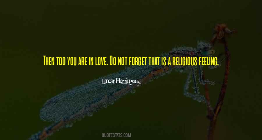 Religious Feeling Quotes #231053