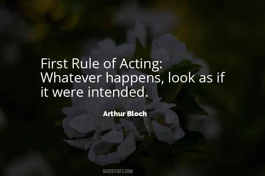 Acting As If Quotes #584637