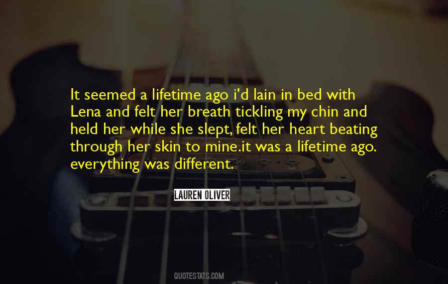 A While Ago Quotes #910993