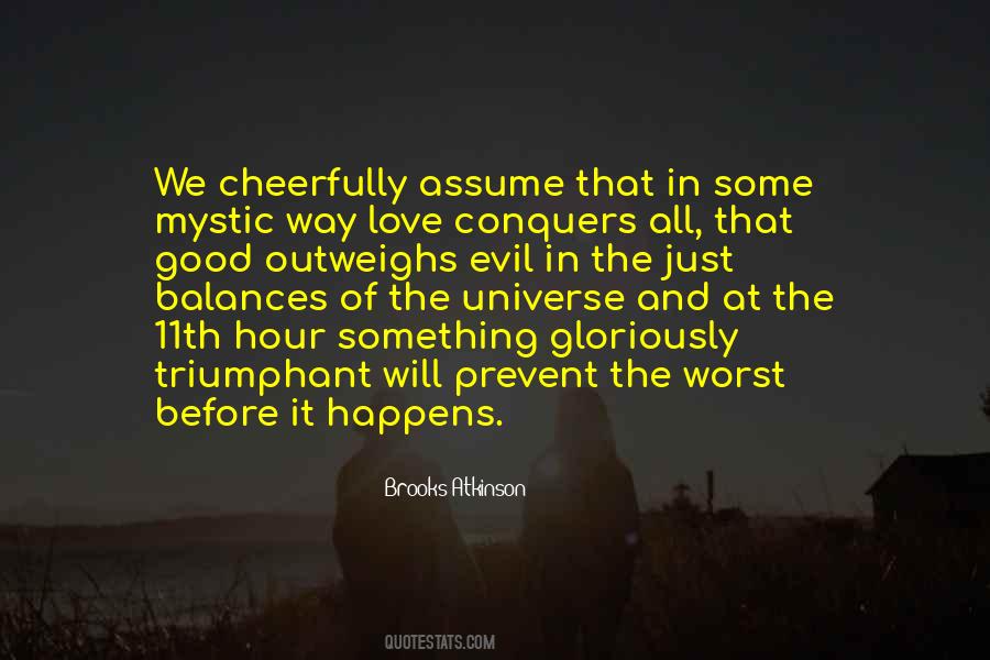 Balance Good And Evil Quotes #281822