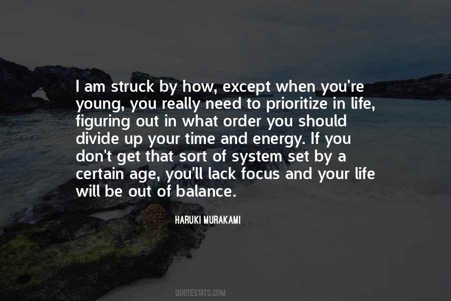 Balance In Your Life Quotes #1731518