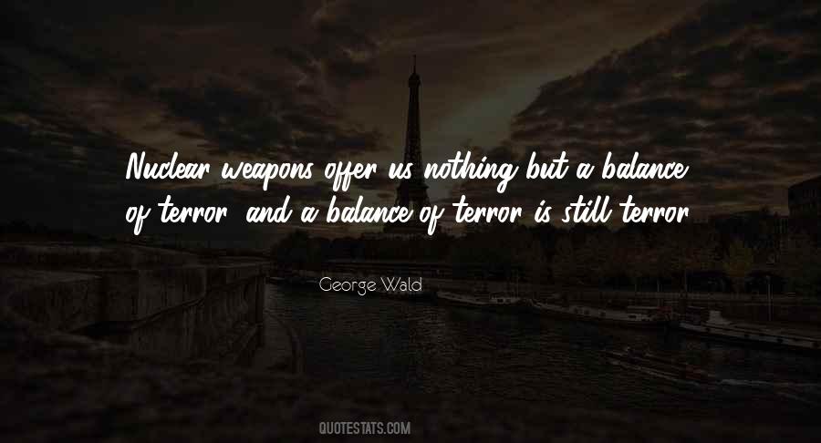 Balance Of Terror Quotes #1002629