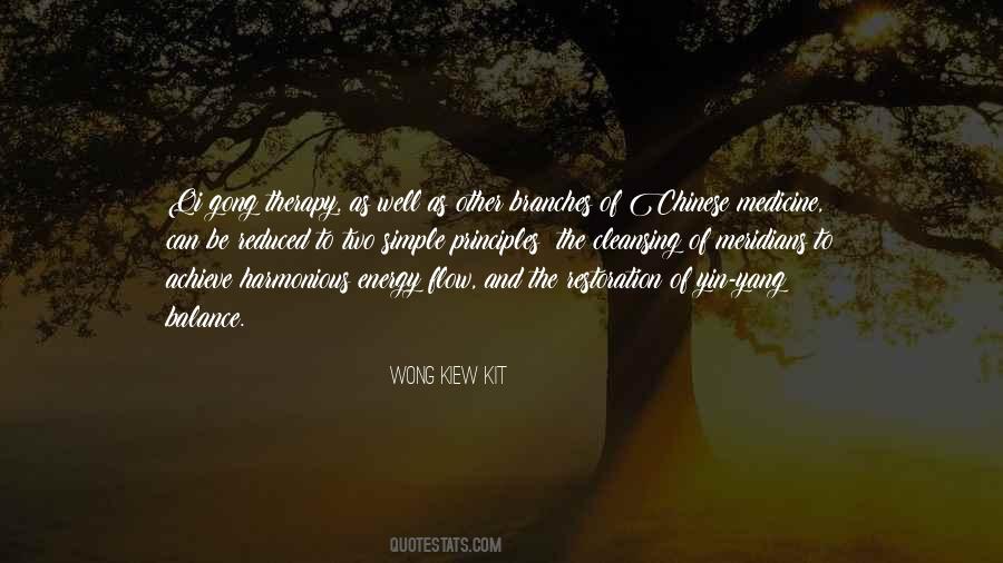 Balance Yin And Yang Quotes #128813