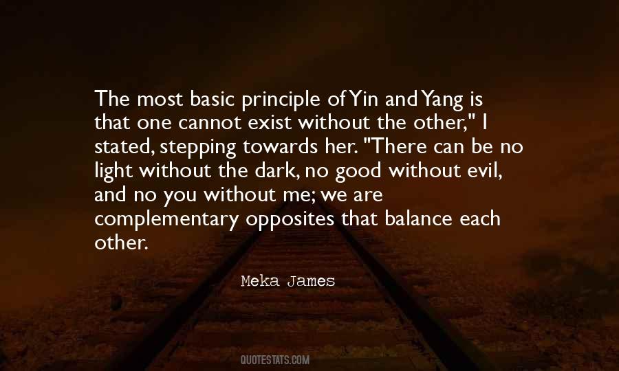 Balance Yin And Yang Quotes #1737555