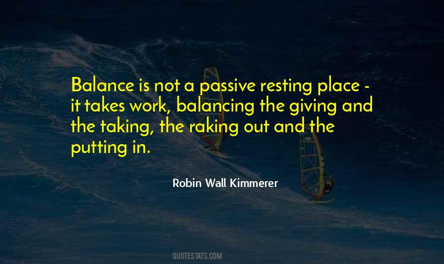 Balancing Yourself Quotes #117608
