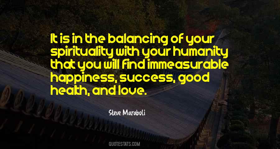 Balancing Yourself Quotes #73320