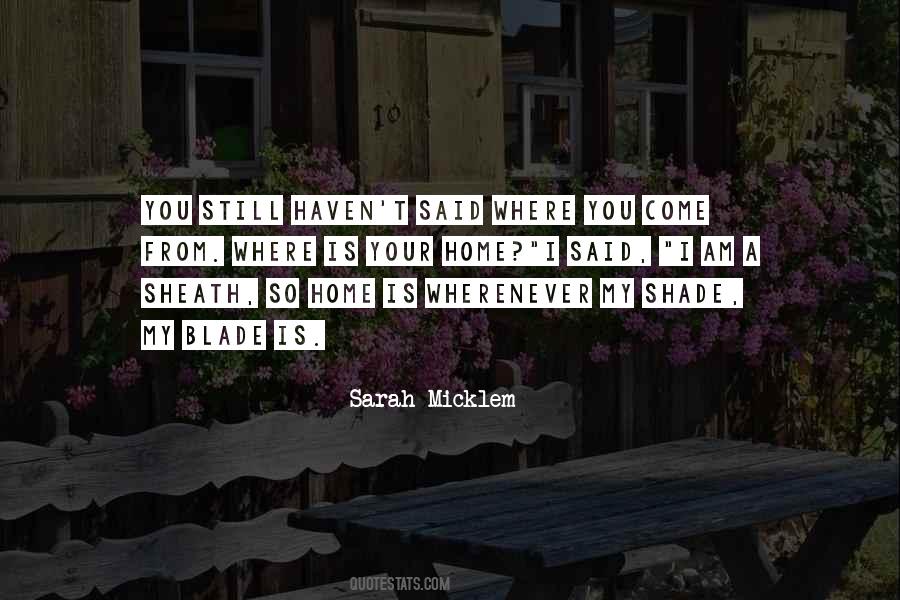 Quotes About Micklem #516773