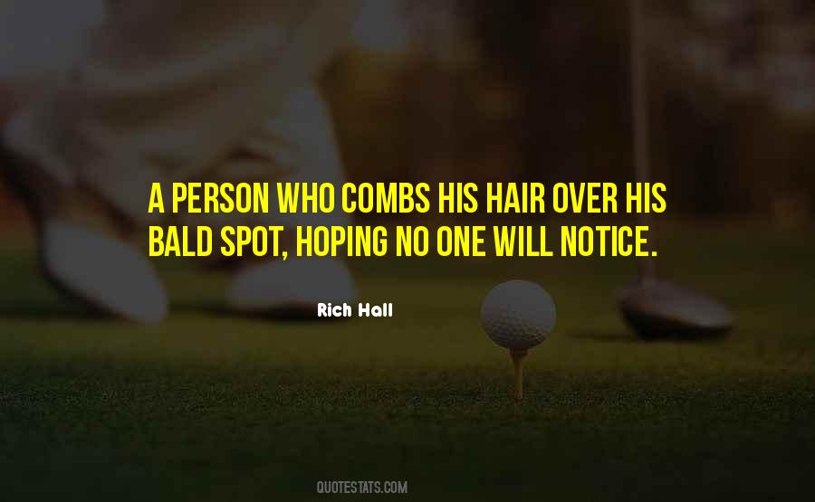 Bald Hair Quotes #41197
