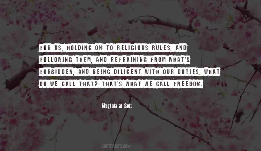 Religious Following Quotes #1566012