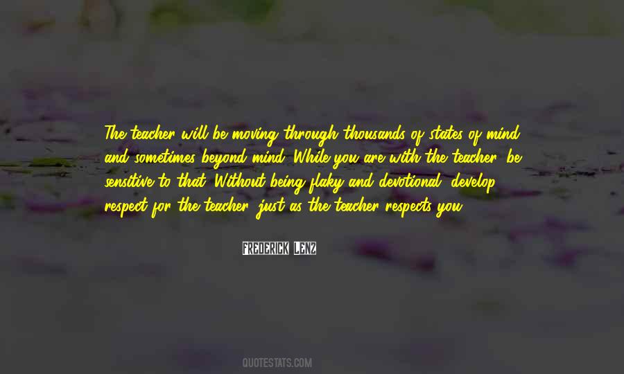 Respect Teacher Quotes #1772621