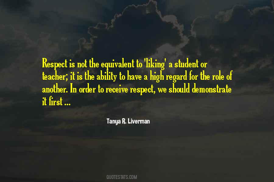 Respect Teacher Quotes #528317