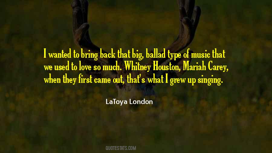 Ballad Music Quotes #1585498