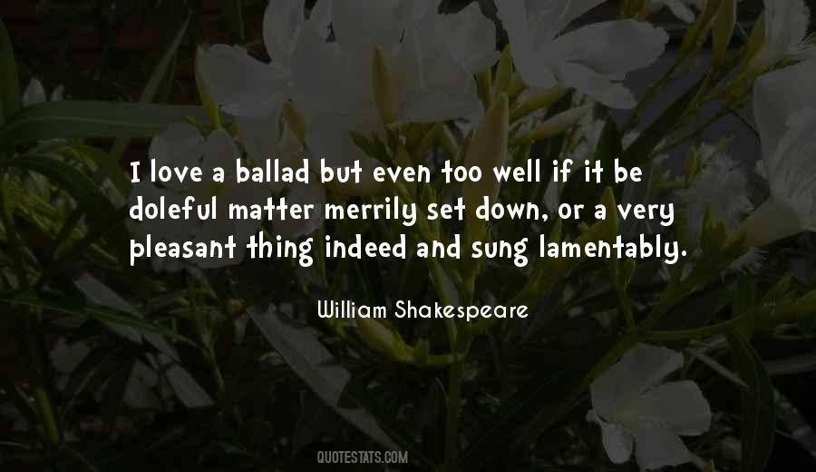 Ballad Quotes #1649197