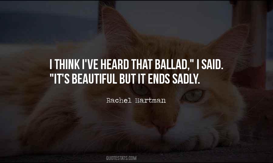 Ballad Quotes #596199