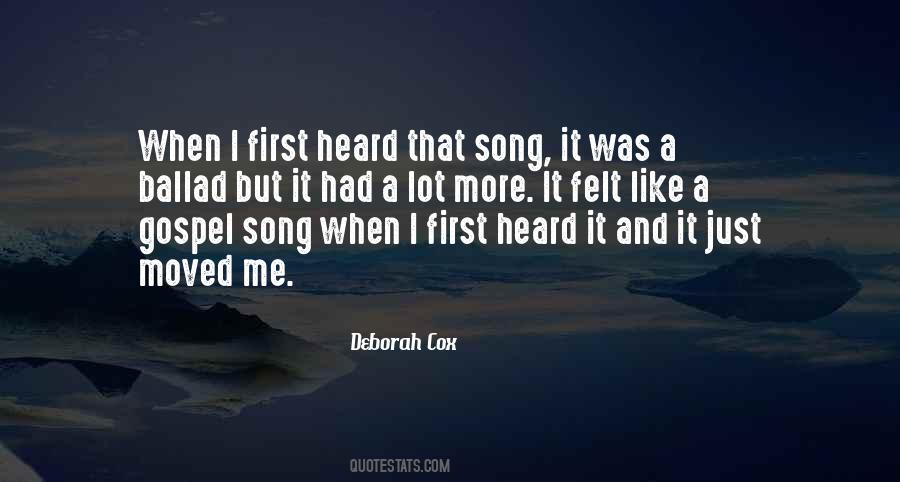Ballad Song Quotes #1072736