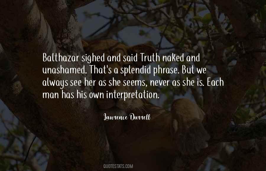 Balthazar Lawrence Durrell Quotes #619933