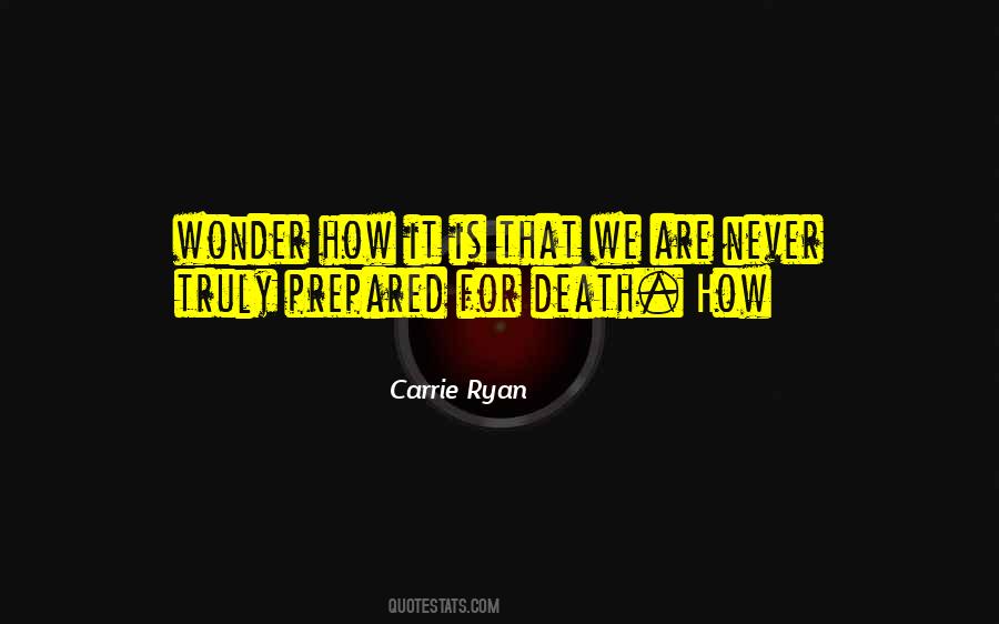 Death How Quotes #1120017