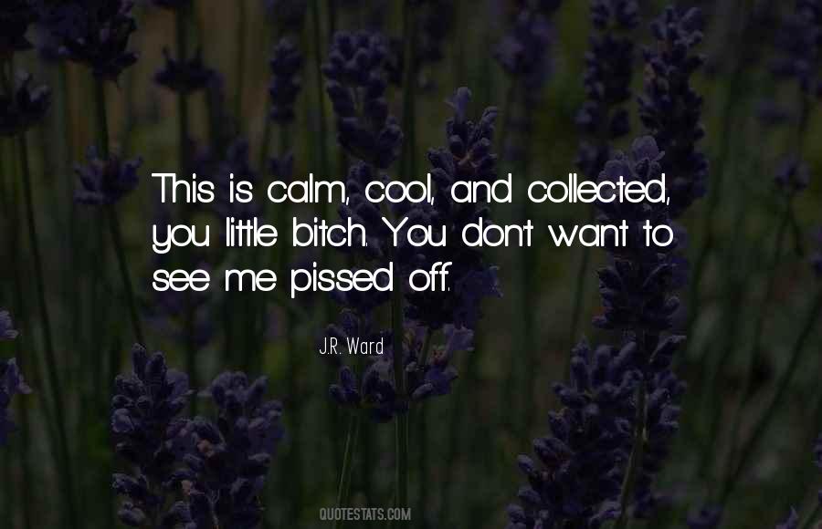 Calm Cool Collected Quotes #1267739