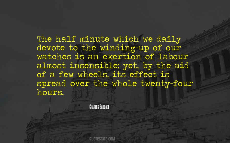Minute By Minute Quotes #131840