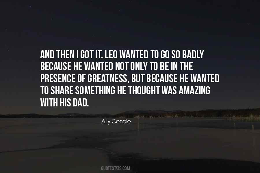 His Dad Quotes #1021467