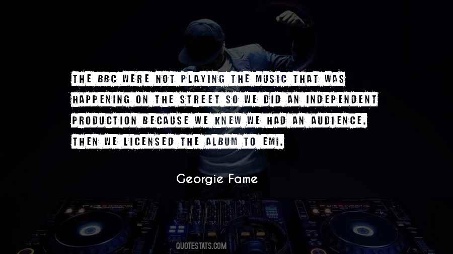 Street Fame Quotes #945337