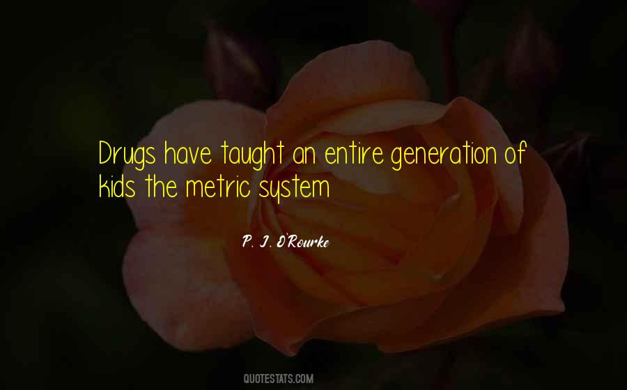 Quotes About Metric #491249