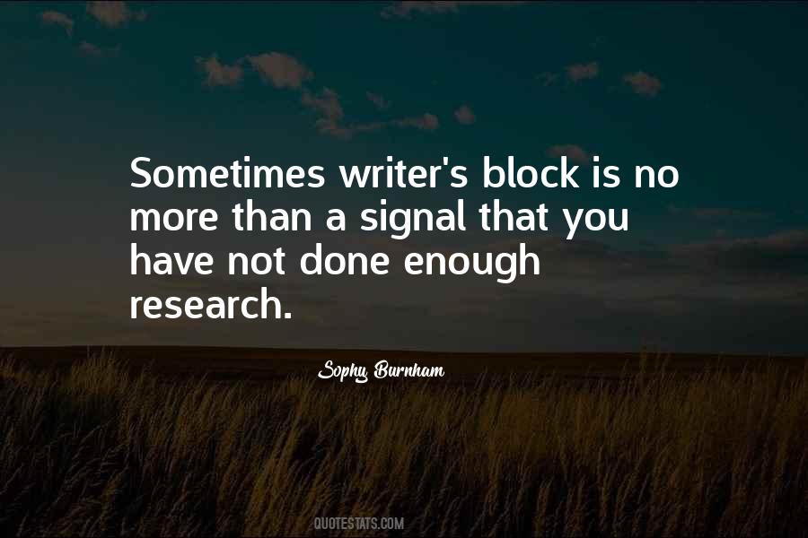 Writer S Block Quotes #149084