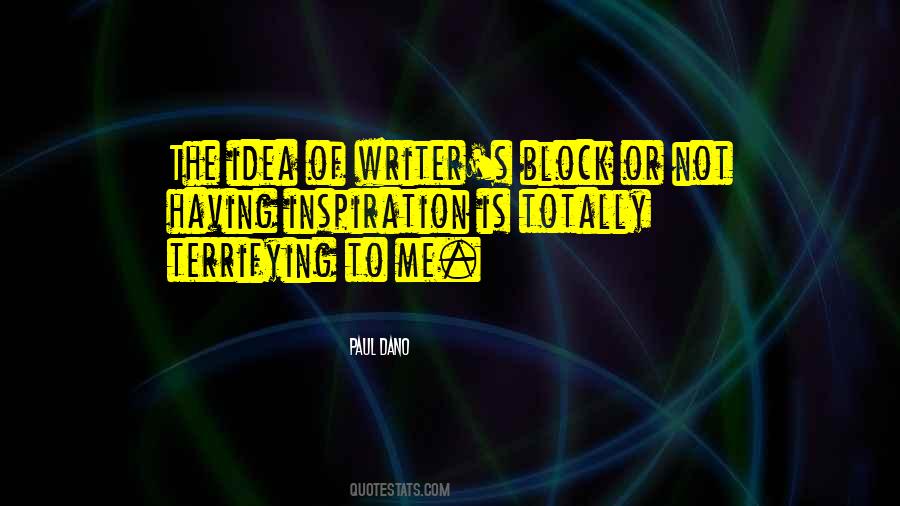 Writer S Block Quotes #305347