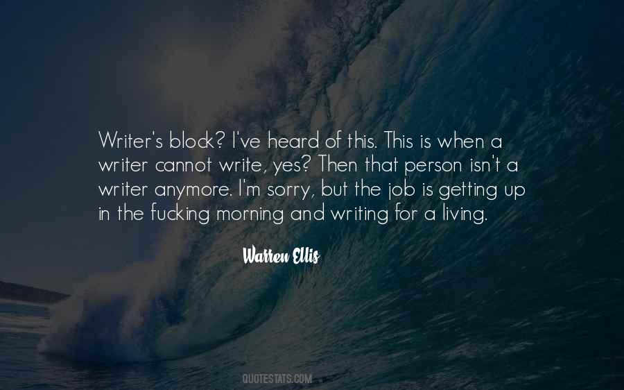 Writer S Block Quotes #588642