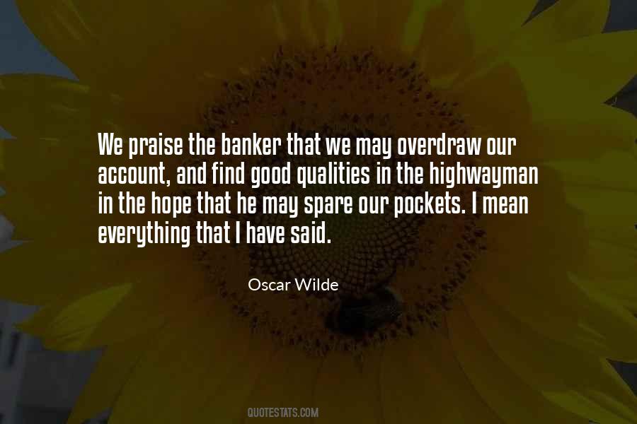 Banker Quotes #804202