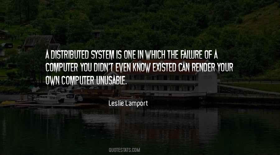 Distributed System Quotes #483768