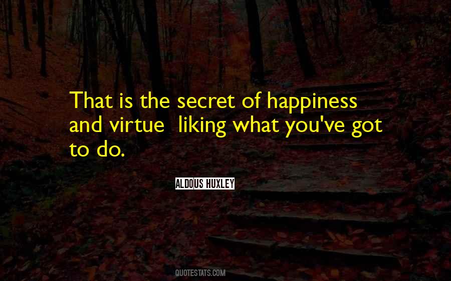Secret Happiness Quotes #375963