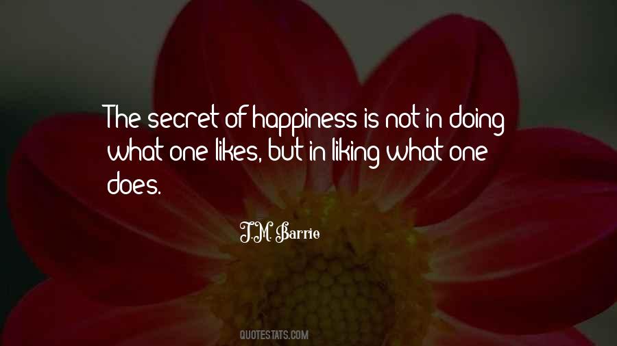 Secret Happiness Quotes #402688