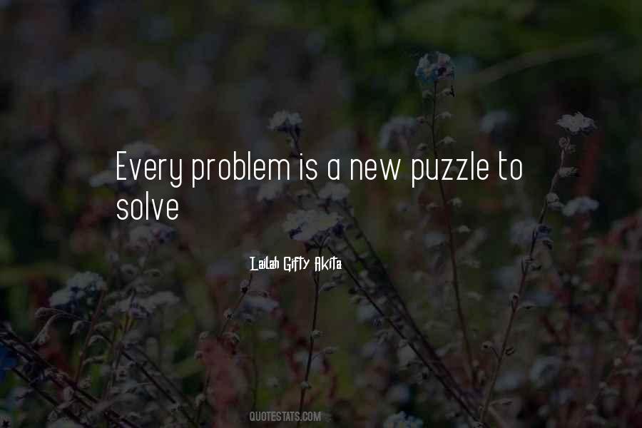 Problems Solve Quotes #11230