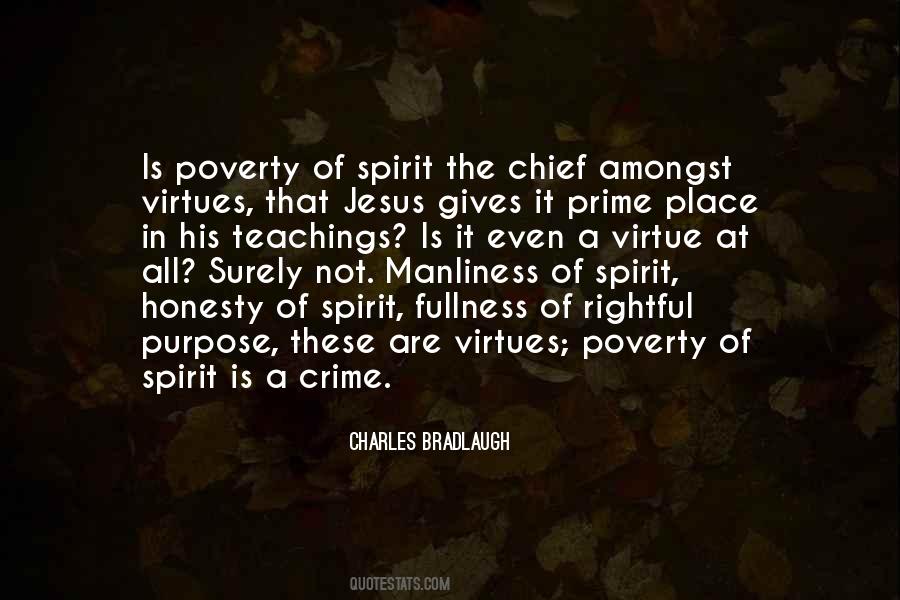 Poverty Of Spirit Quotes #618108