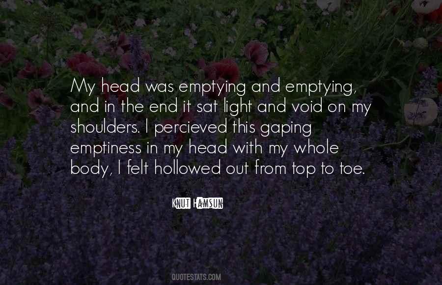 Hollowed Out Quotes #173234