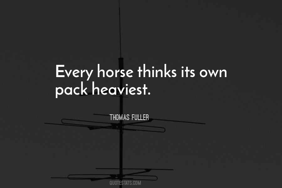 Pack Horse Quotes #940845
