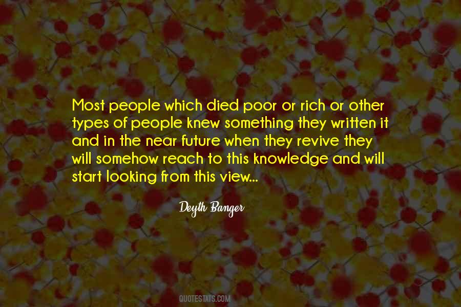 Knowledge Of The Future Quotes #516967