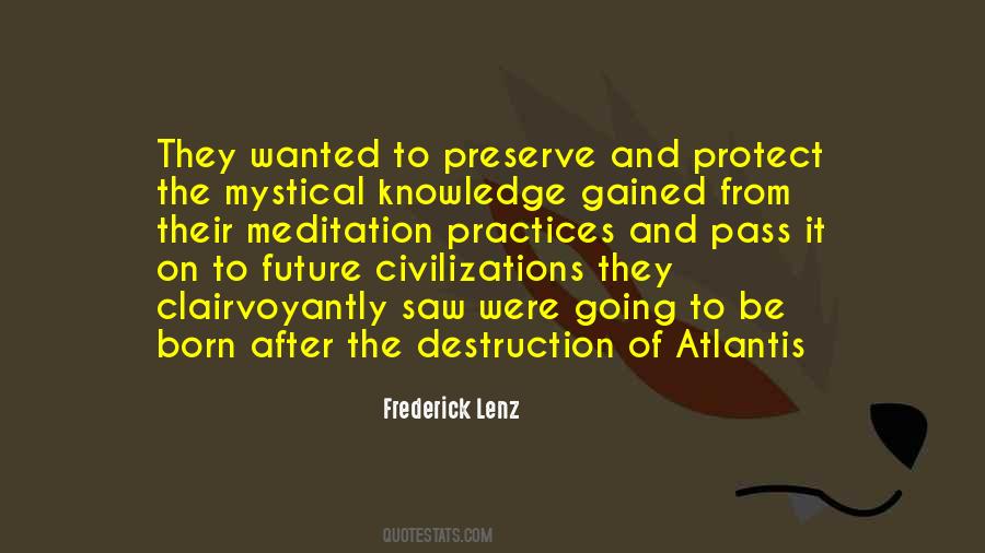 Knowledge Of The Future Quotes #519155
