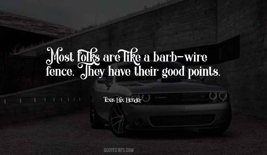 Barb Wire Fence Quotes #1826761