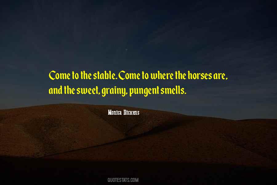 Pungent Smell Quotes #300450