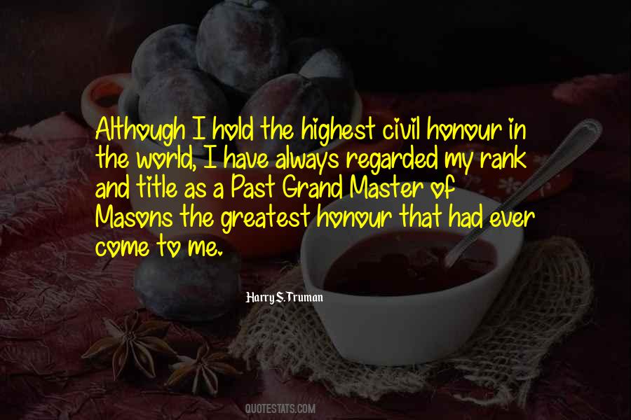 Past Master Quotes #1551721
