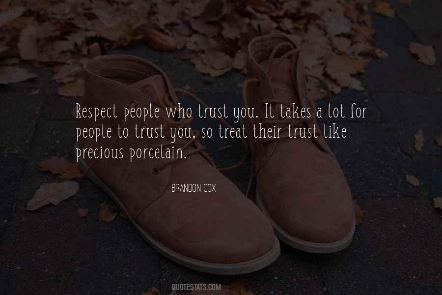 Respect People Quotes #1868351