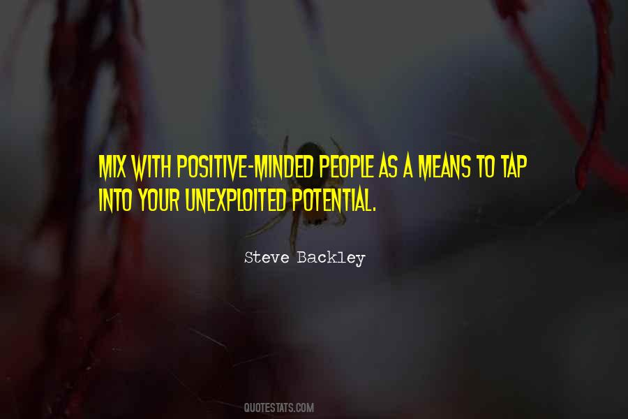Positive Minded People Quotes #1276269